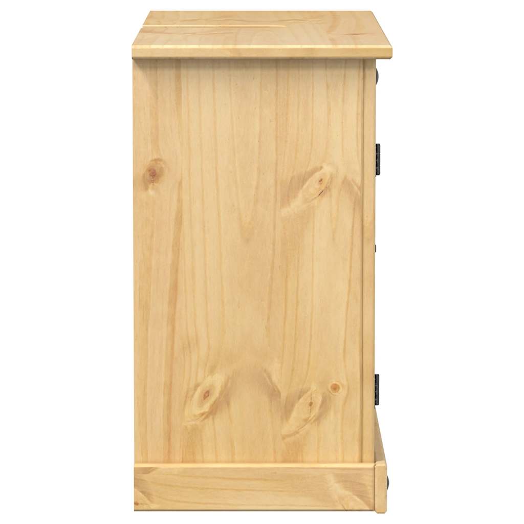 vidaXL Waschbeckenunterschrank Corona 73x33x60 cm Massivholz Kiefer