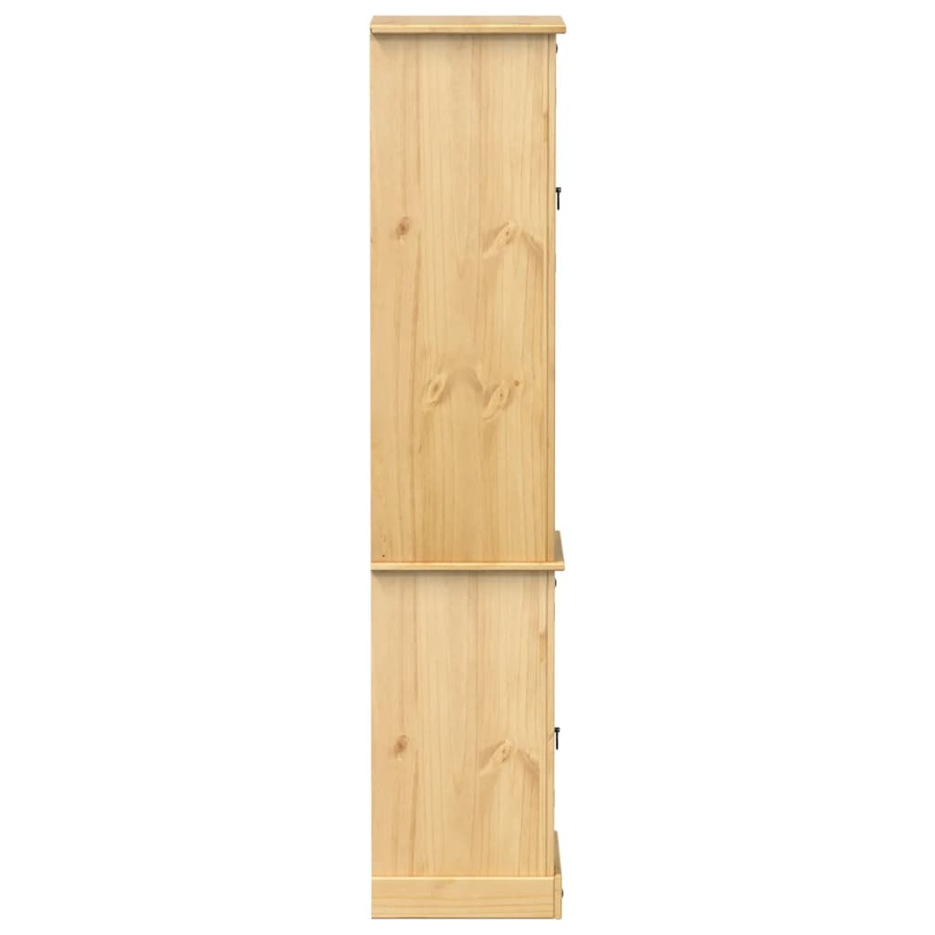 vidaXL Badschrank Corona 50x40x185 cm Massivholz Kiefer
