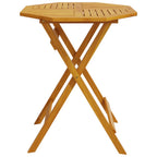 vidaXL Gartentisch Klappbar Ø60x75 cm Massivholz Akazie
