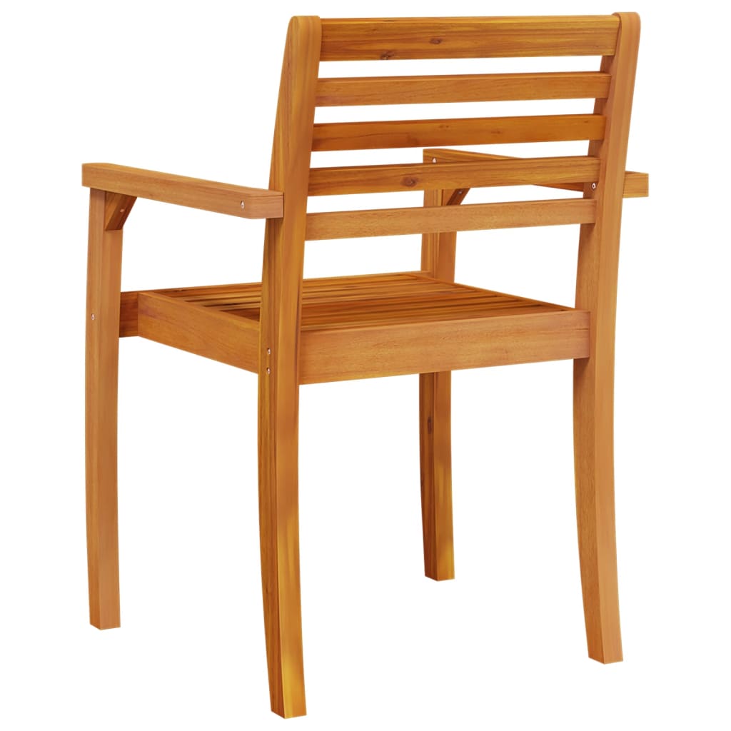 vidaXL Gartenstühle 2 Stk. 59x55x85 cm Massivholz Akazie