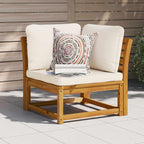 vidaXL Garten-Ecksofa mit Kissen 73x73x65 cm Massivholz Akazie