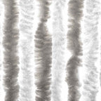 vidaXL Fliegenvorhang Hellgrau und Weiß 56x185 cm Chenille