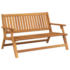 vidaXL Relax Bank Braun Massivholz Akazie