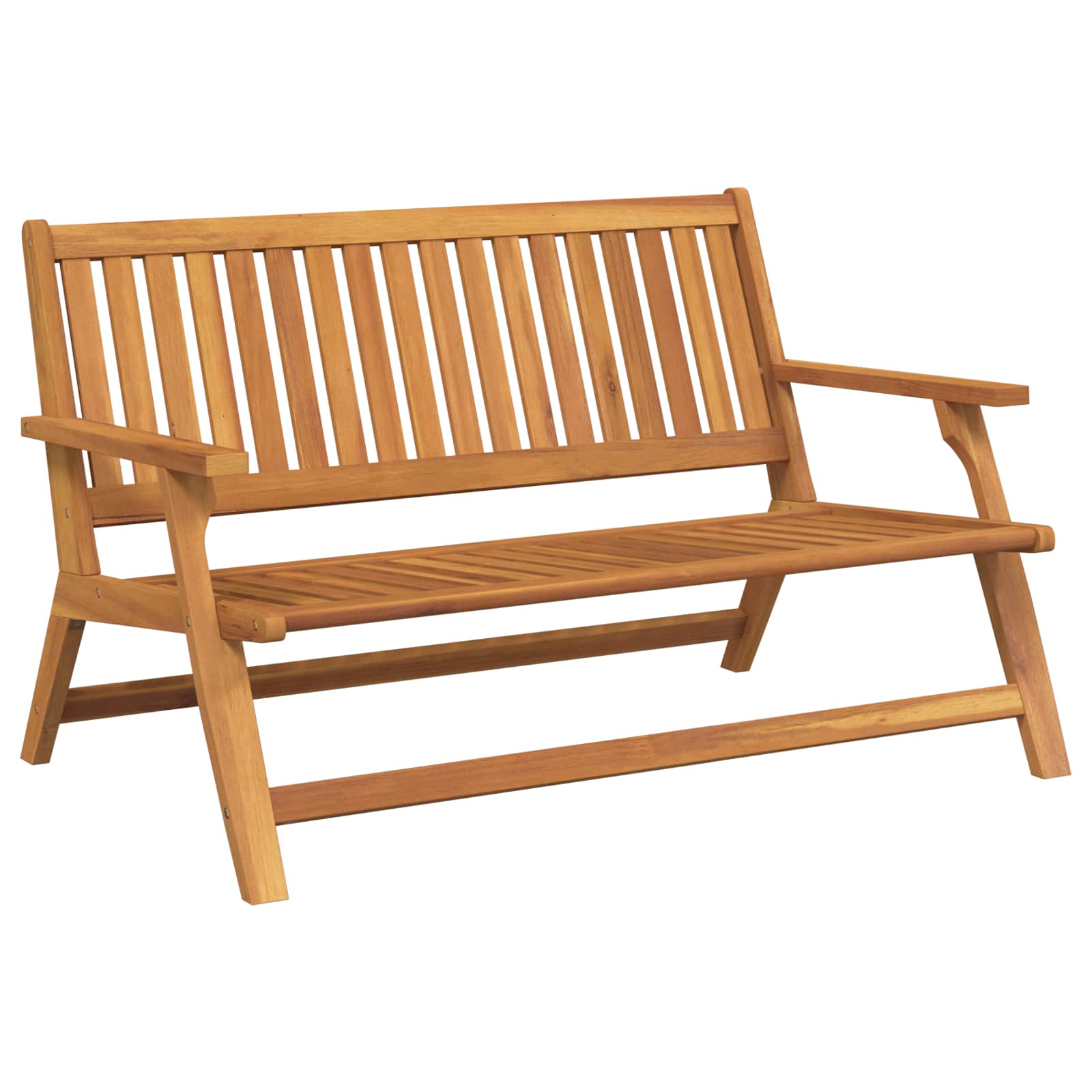 vidaXL Relax Bank Braun Massivholz Akazie