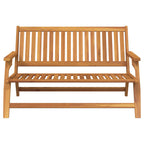 vidaXL Relax Bank Braun Massivholz Akazie