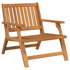 vidaXL Relax Bank 2 pcs Braun Massivholz Akazie