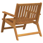 vidaXL Relax Bank 2 pcs Braun Massivholz Akazie