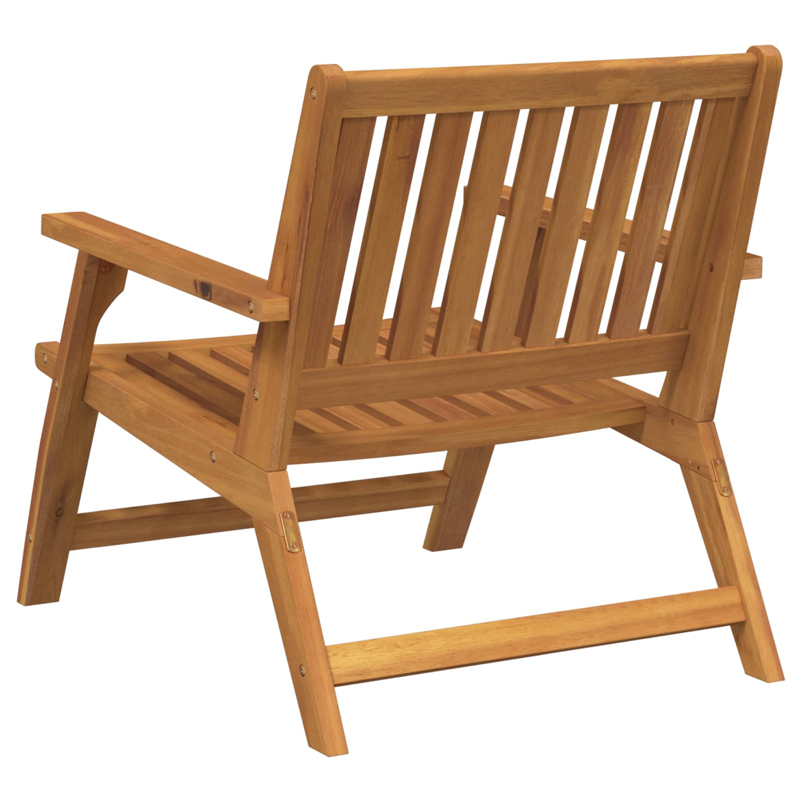 vidaXL Relax Bank 2 pcs Braun Massivholz Akazie