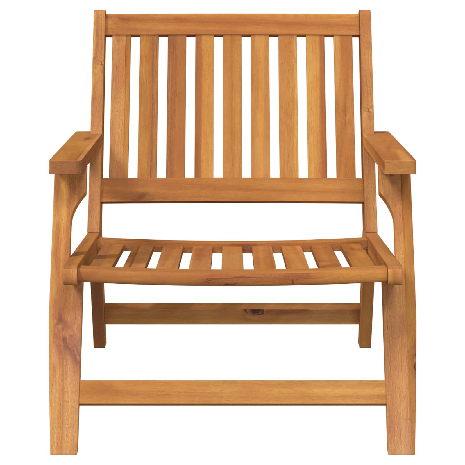 vidaXL Relax Bank 2 pcs Braun Massivholz Akazie