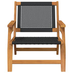 vidaXL gartenmöbel 2 pcs Schwarz 67 x 78 x 73 cm Massivholz Akazie
