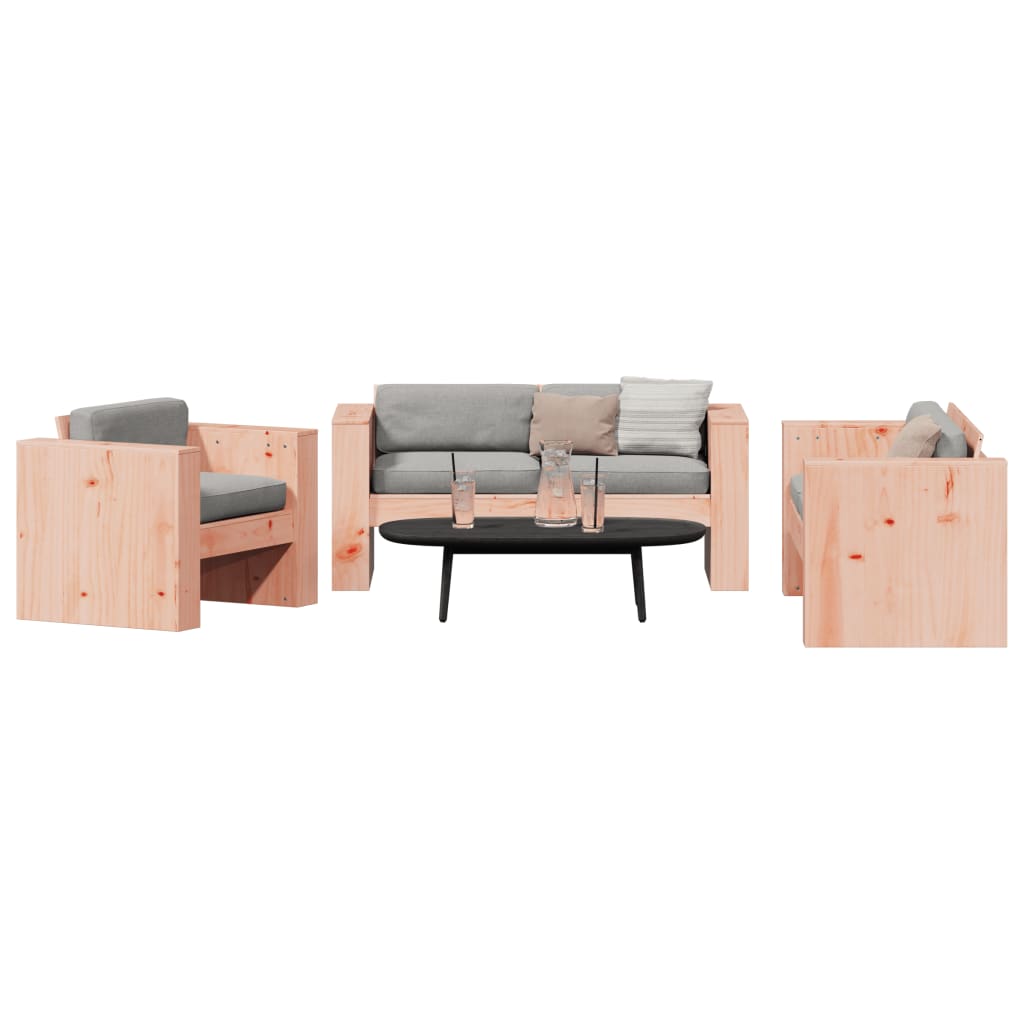 vidaXL 2-tlg. Garten-Lounge-Set Massivholz Douglasie