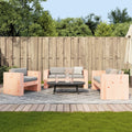 vidaXL 2-tlg. Garten-Lounge-Set Massivholz Douglasie