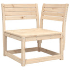 vidaXL 4-tlg. Garten-Lounge-Set Massivholz Kiefer