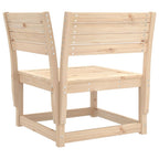 vidaXL 4-tlg. Garten-Lounge-Set Massivholz Kiefer