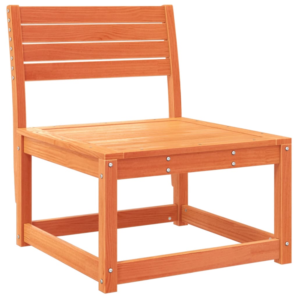vidaXL 5-tlg. Garten-Lounge-Set Wachsbraun Massivholz Kiefer