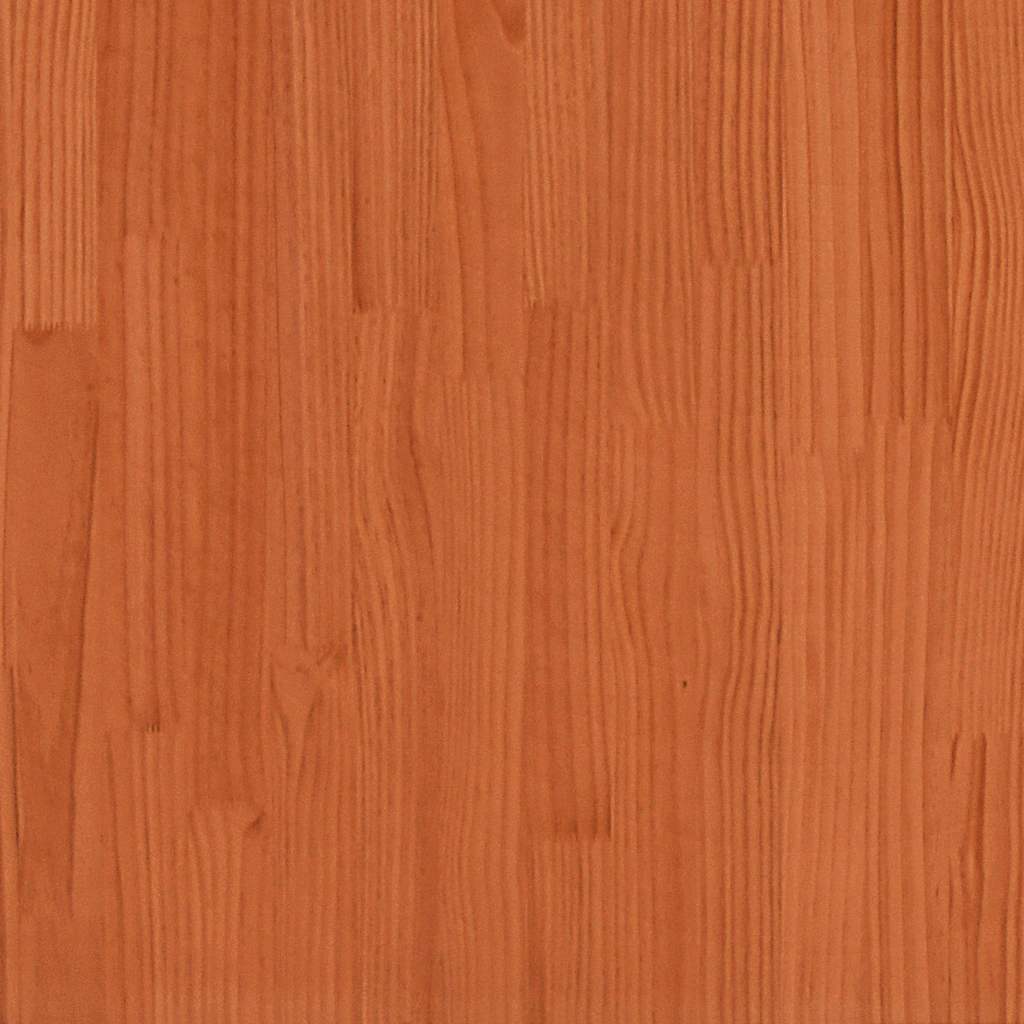 vidaXL 6-tlg. Garten-Sofagarnitur mit Kissen Wachsbraun Kiefernholz