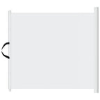 vidaXL Haustier-Barriere Ausziehbar Weiß 82,5x125 cm