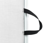 vidaXL Haustier-Barriere Ausziehbar Weiß 82,5x125 cm