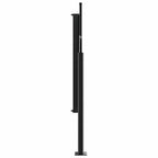 vidaXL Seitenmarkise Ausziehbar Schwarz 100x300 cm