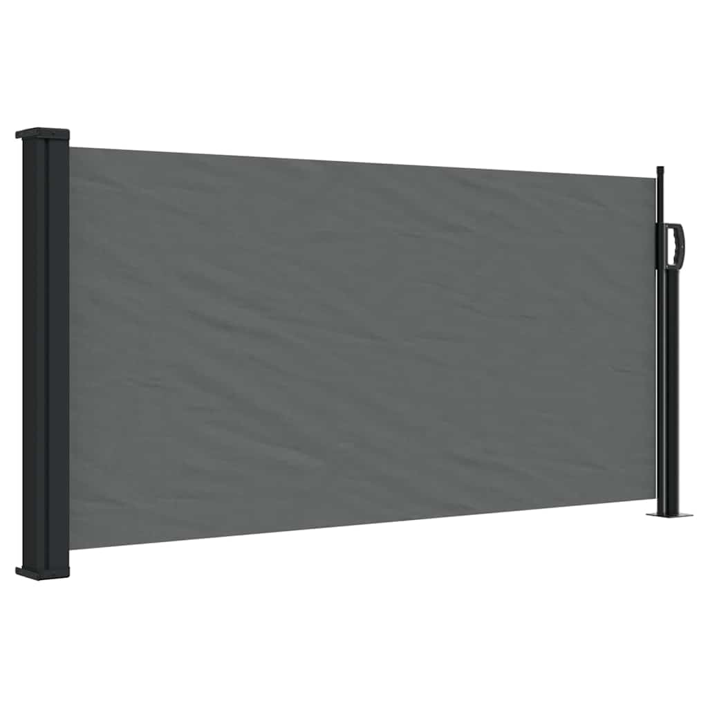 vidaXL Ausziehbare Seitenmarkise Anthrazit 100x300 cm