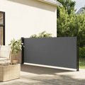 vidaXL Ausziehbare Seitenmarkise Anthrazit 100x300 cm