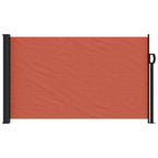 vidaXL Seitenmarkise Ausziehbar Terrakottarot 120x600 cm