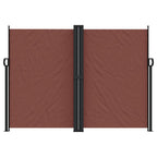 vidaXL Seitenmarkise Ausziehbar Braun 180x600 cm