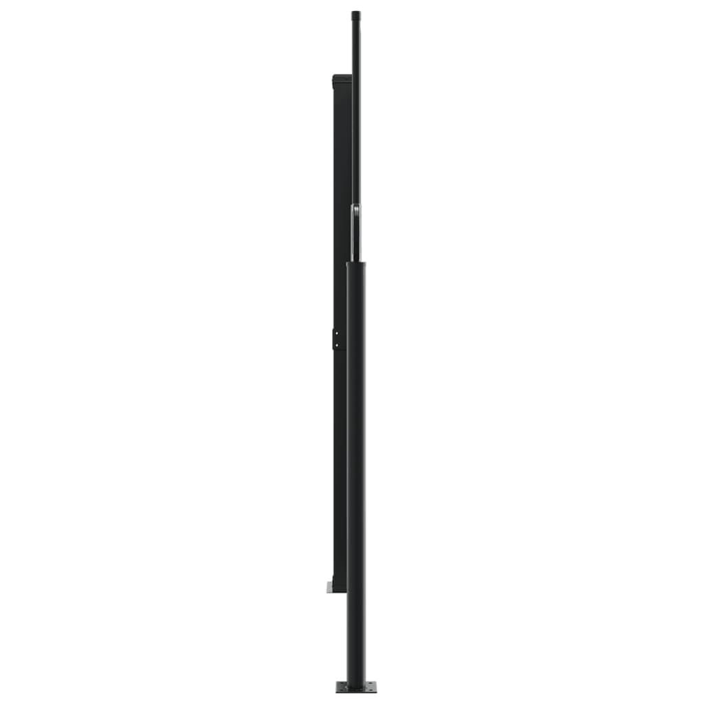 vidaXL Seitenmarkise Ausziehbar Braun 180x600 cm