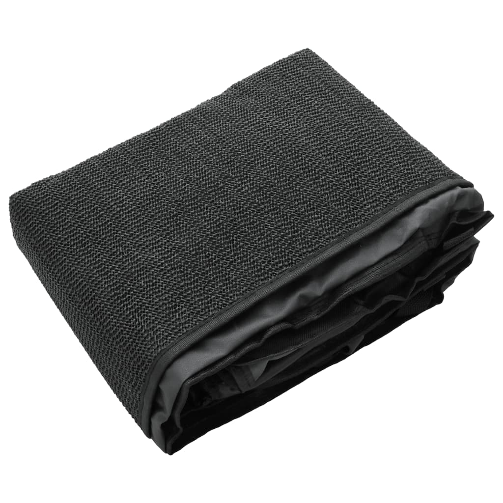 vidaXL Hunde-Autositzbezug Schwarz 137x46x50 cm