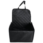vidaXL Hunde-Autositz Schwarz 45x45x25/55 cm