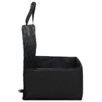 vidaXL Hunde-Autositz Schwarz 45x45x25/55 cm