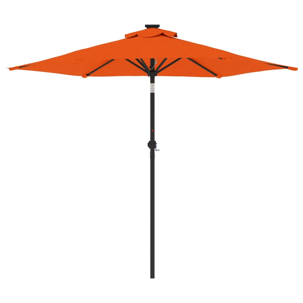 vidaXL Sonnenschirm mit Stahlmast Terracotta 225x225x212 cm