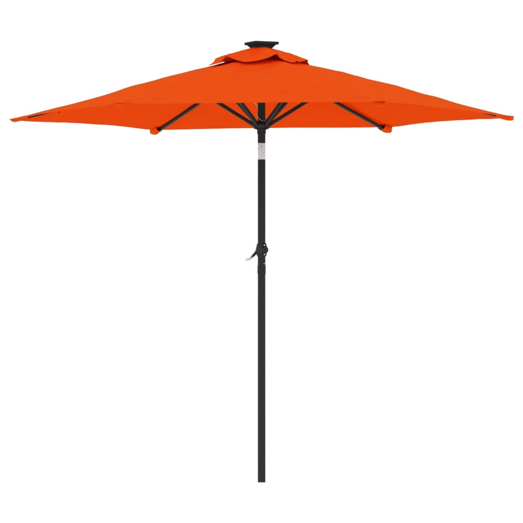 vidaXL Sonnenschirm mit Stahlmast Terracotta 225x225x212 cm
