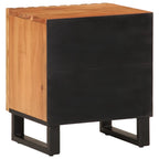 vidaXL Nachttische 2 Stk. 40x34x46 cm Massivholz Akazie