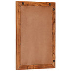 vidaXL Badspiegel 50x70 cm Massivholz Akazie und Glas
