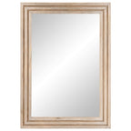 vidaXL Badspiegel 50x70 cm Massivholz Mango und Glas