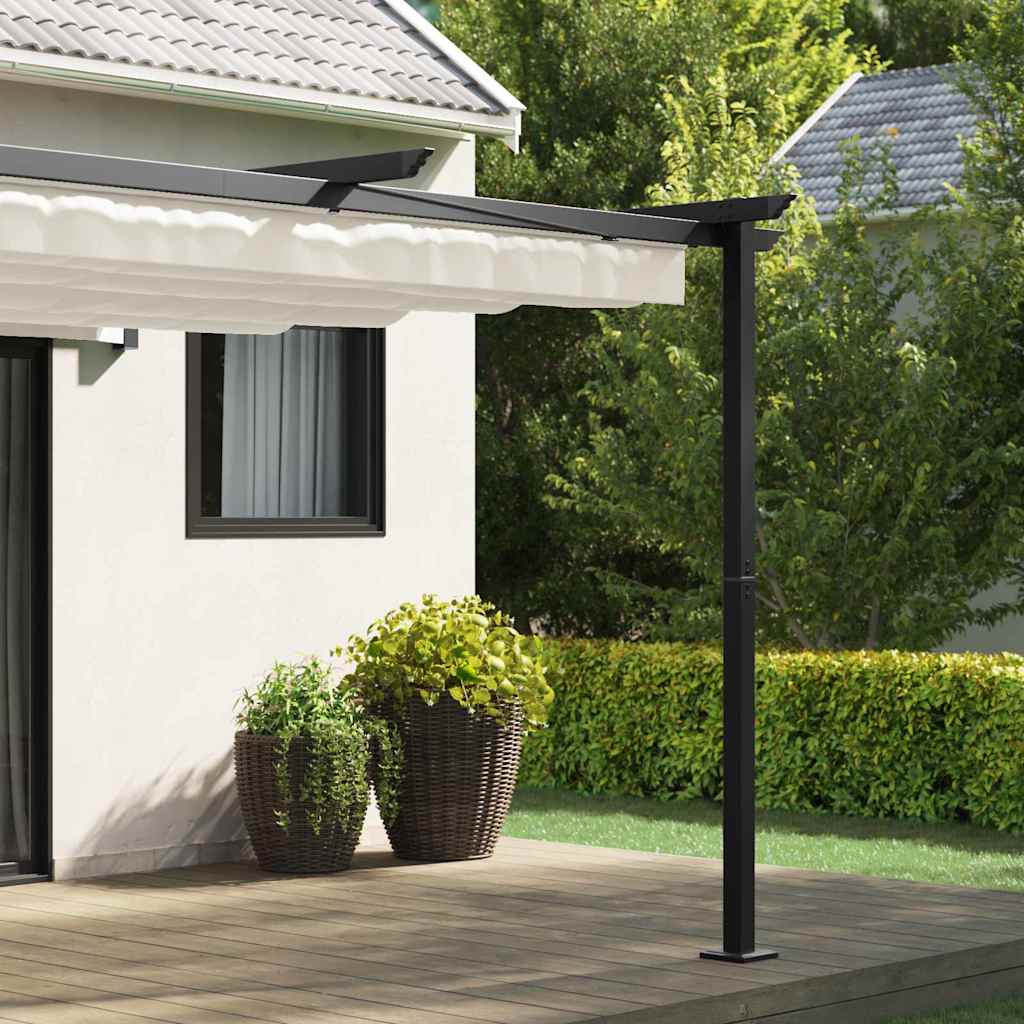 vidaXL Pavillon 300 x 300 x 200 cm Creme Polyester
