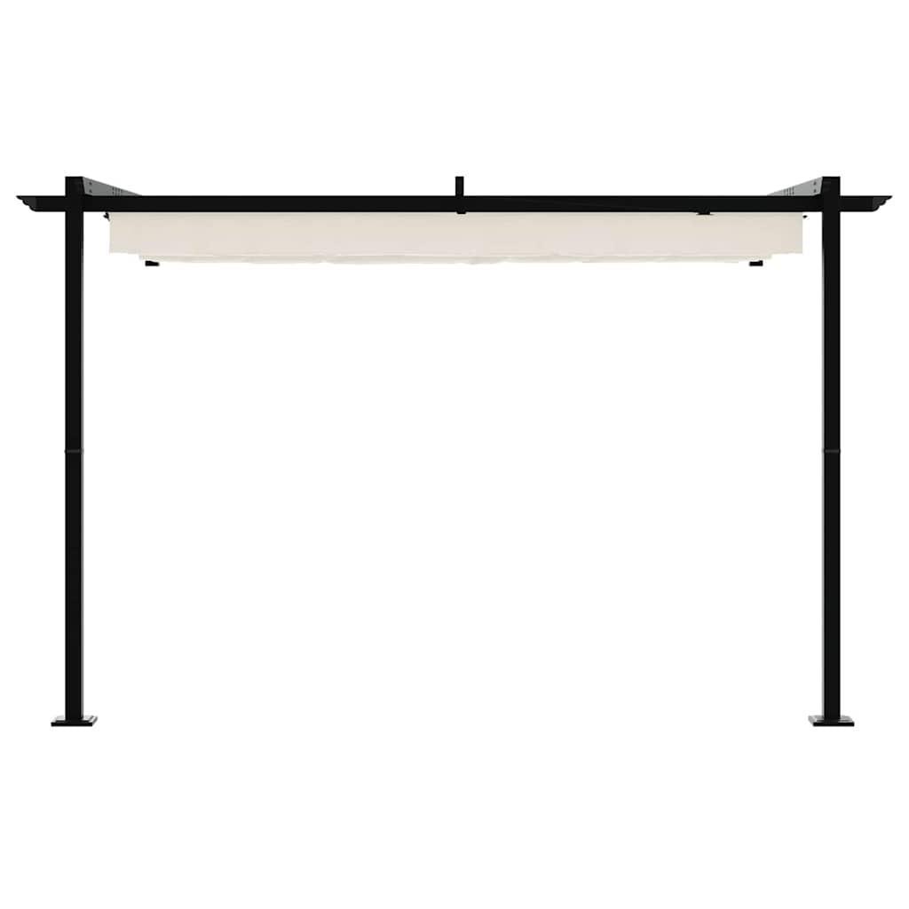 vidaXL Pavillon 300 x 300 x 200 cm Creme Polyester