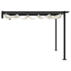vidaXL Pavillon 300 x 300 x 200 cm Creme Polyester