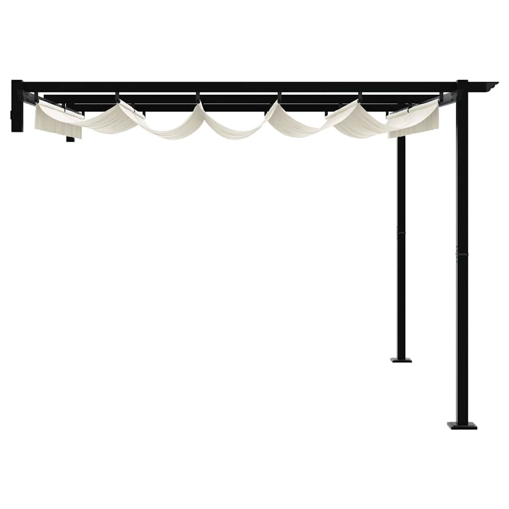 vidaXL Pavillon 300 x 300 x 200 cm Creme Polyester