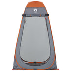 vidaXL Sichtschutzzelt Grau und Orange Pop-Up Wasserdicht