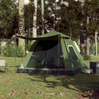 vidaXL Kuppel-Campingzelt 5 Personen Grün Quick Release