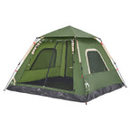 vidaXL Kuppel-Campingzelt 5 Personen Grün Quick Release