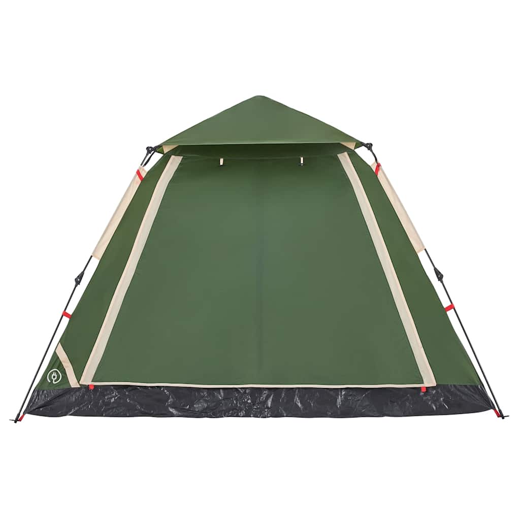 vidaXL Kuppel-Campingzelt 5 Personen Grün Quick Release