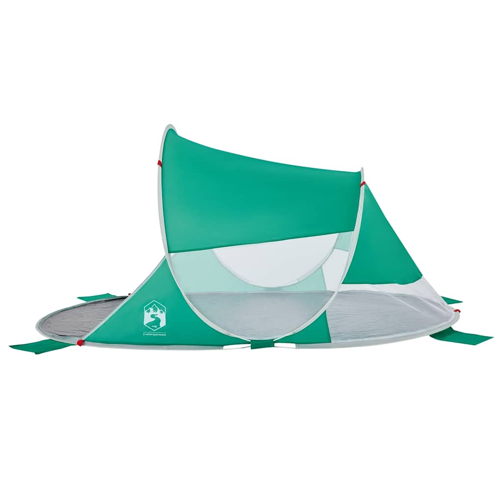 vidaXL Strandzelt Seegrün Pop-Up Wasserdicht