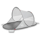vidaXL Strandzelt Grau Pop-Up Wasserdicht