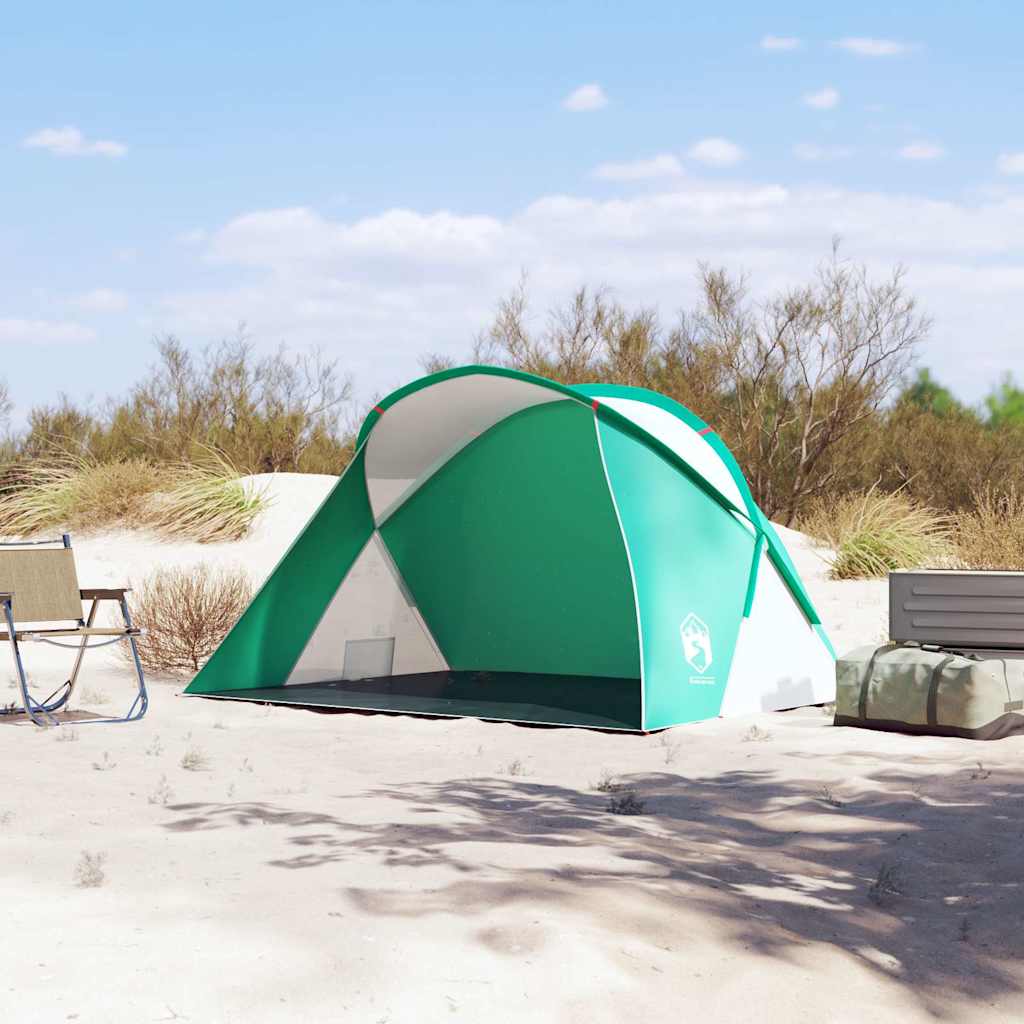 vidaXL Strandzelt 2 Personen Seegrün Pop-Up Wasserdicht