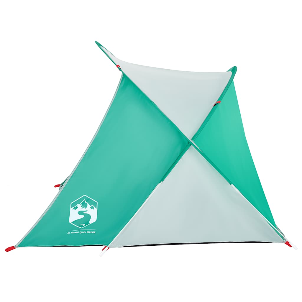 vidaXL Strandzelt 2 Personen Seegrün Pop-Up Wasserdicht