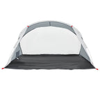vidaXL Strandzelt 2 Personen Grau Pop-Up Wasserdicht