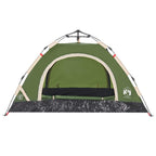 vidaXL Campingzelt 2 Personen Grün Quick Release